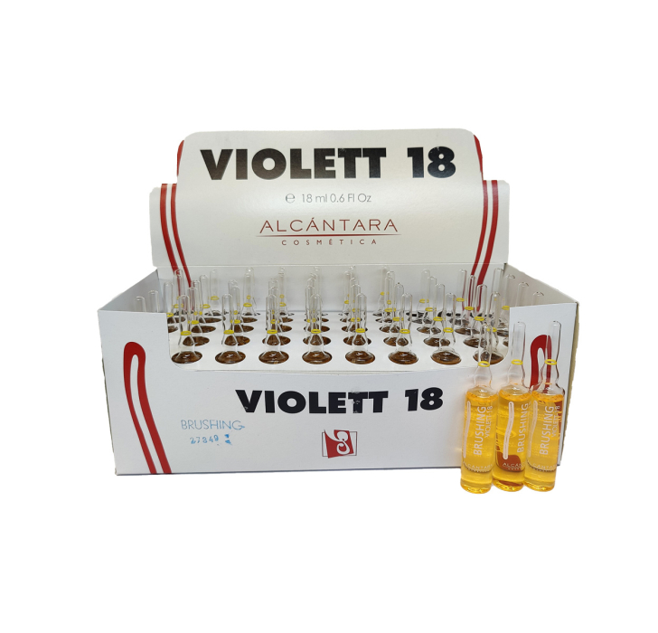 Violett-18 Brushing - Ампули для вкладання та блиску волосся, 18 мл фото 1